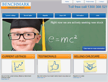 Tablet Screenshot of childcare4sale.com.au